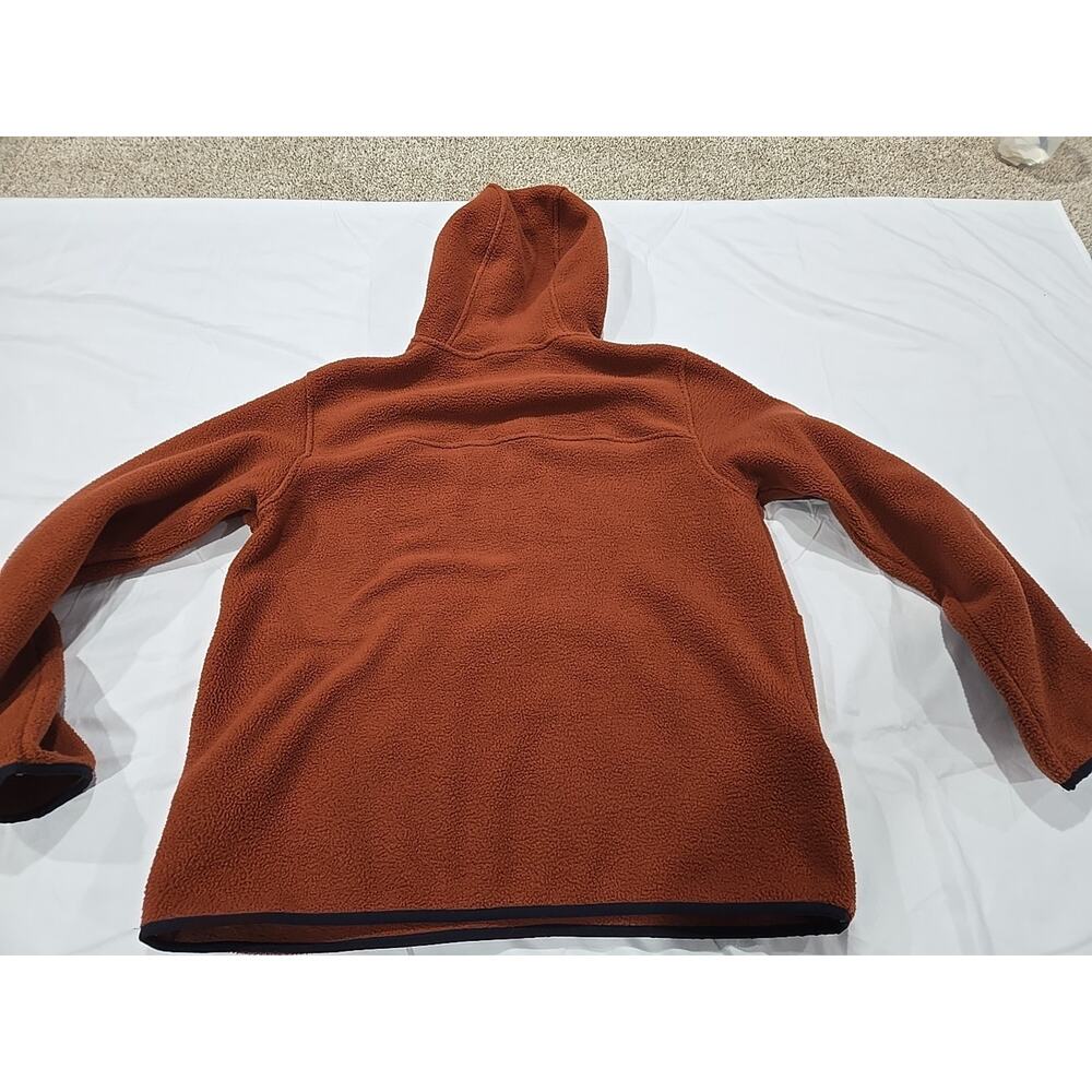 The North Face Mens Fleece Pullover Hooded Rust Large - Picture 7 of 7